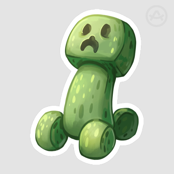 Creeper - Minecraft [Sticker]