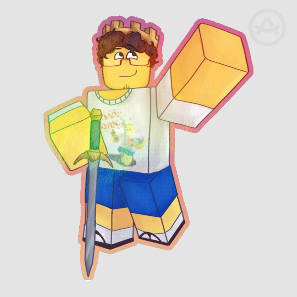 Shedletsky -- Rainbow holographic sticker