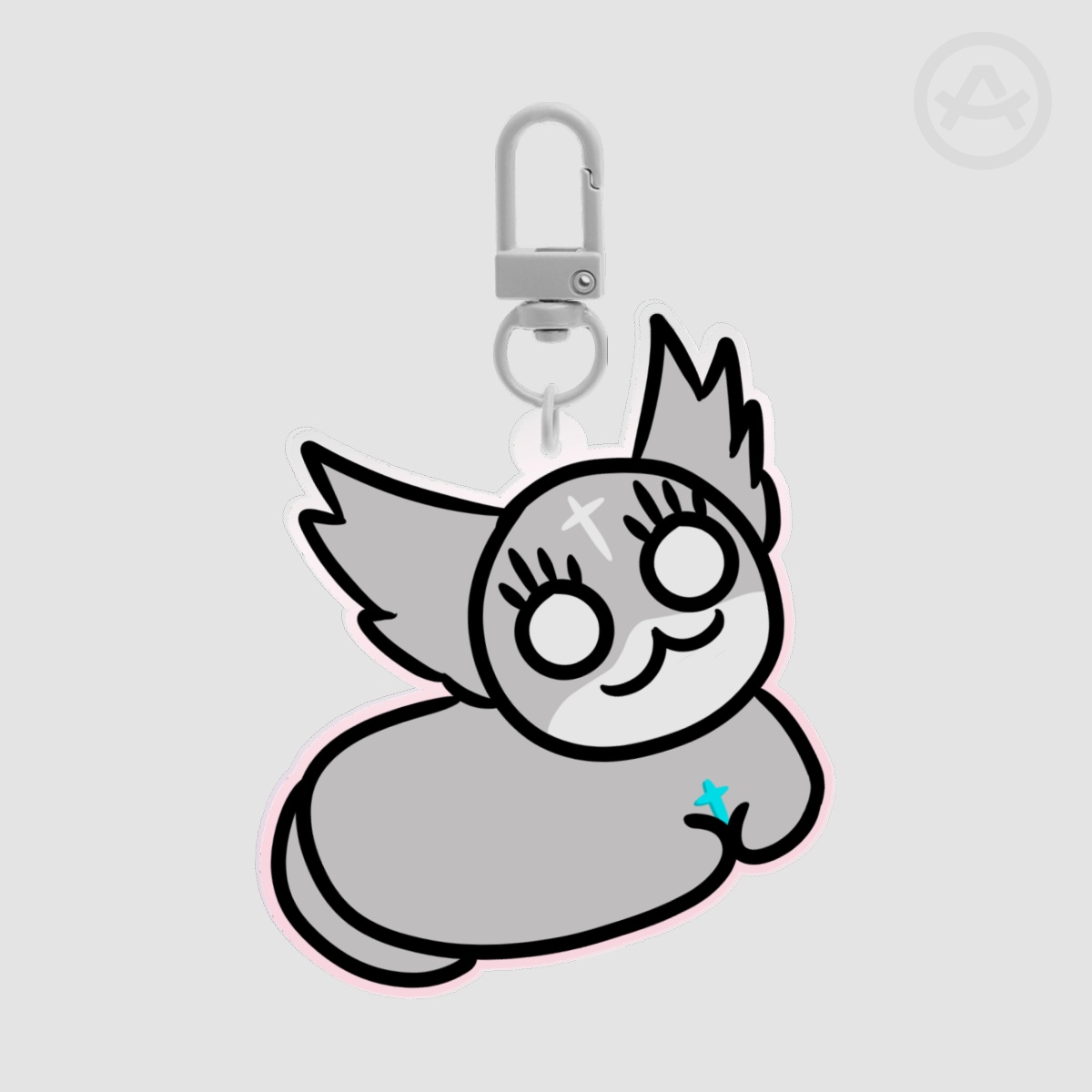 Mewgenics: Marshmallow Loaf Double-sided Colored Edge Acrylic Keychains