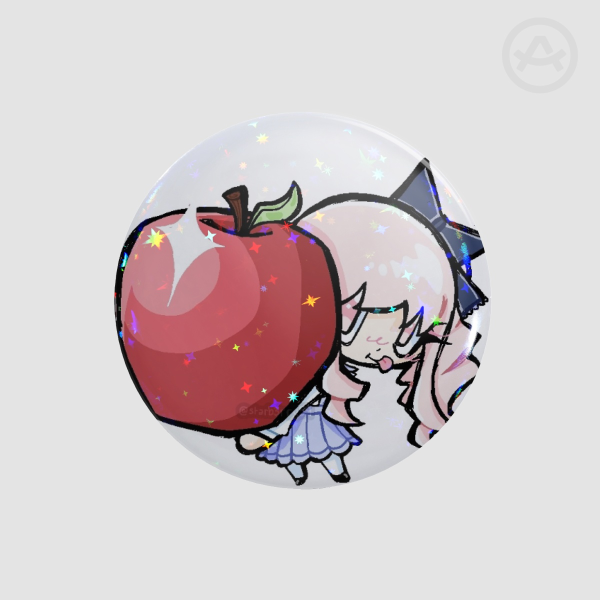 PJSK N25 Mizuki Holding Apple Pin || ୨୧