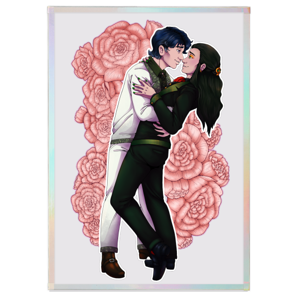 Jor and Miach First Dance Art Board