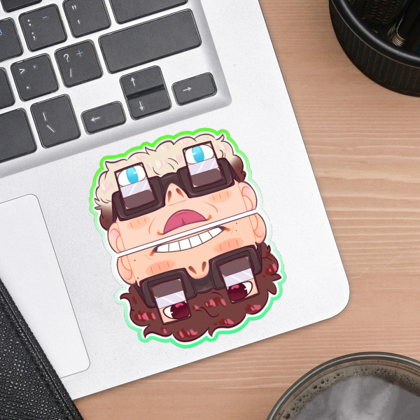 Dan & Phil Die Cut Stickers