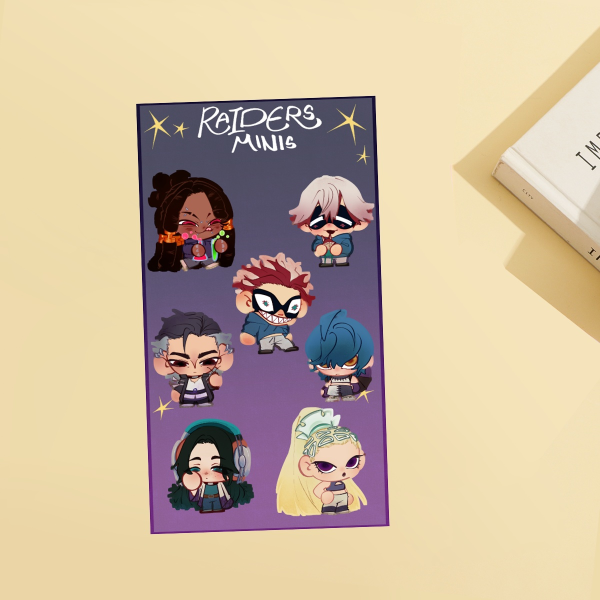 【 Raiders Mini 】Raiders Mini Sticker Sheet