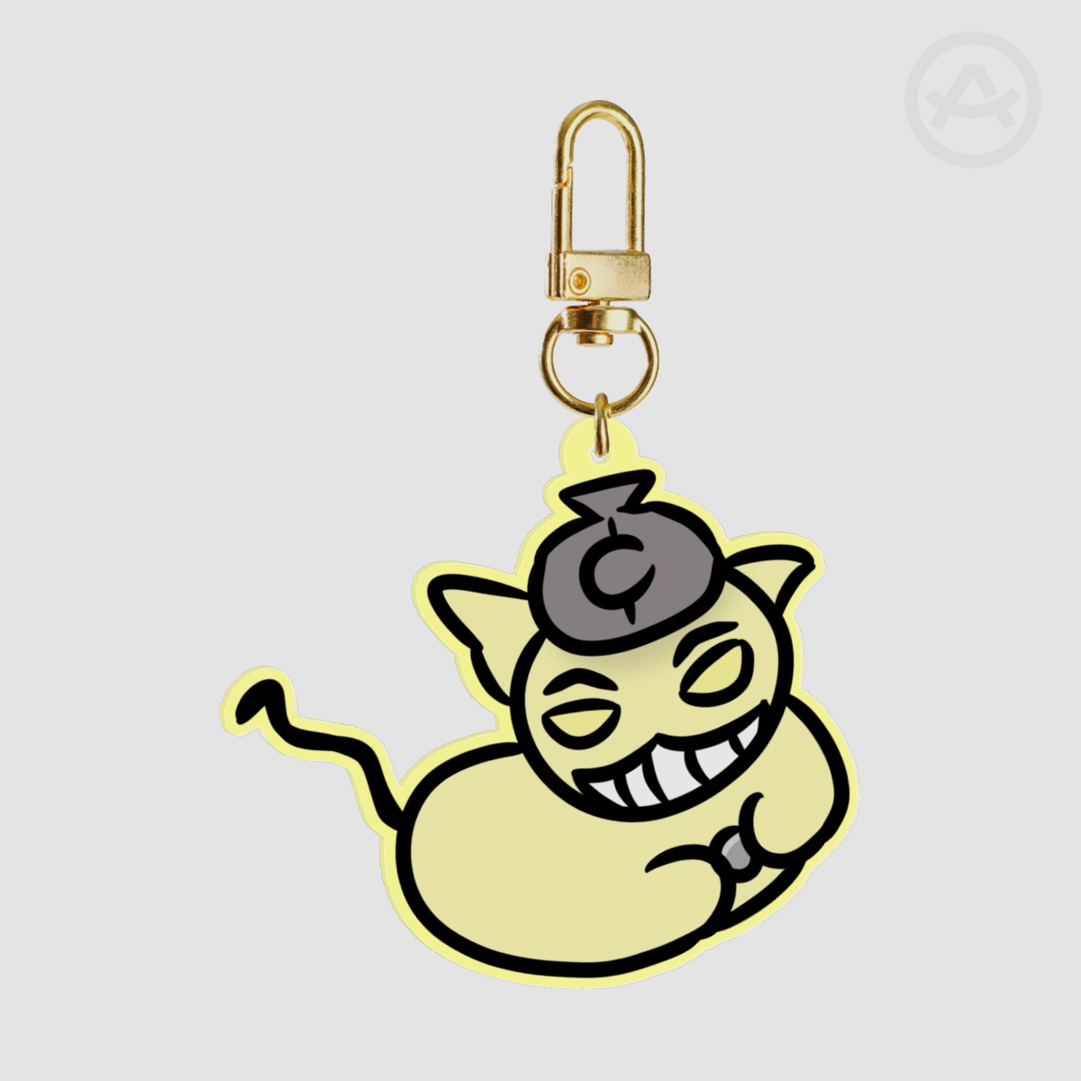 Mewgenics: Dack Loaf Colored Edge Acrylic Keychains