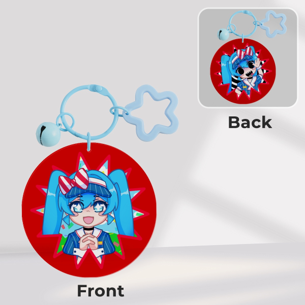 Mesmerizer Miku Keychain