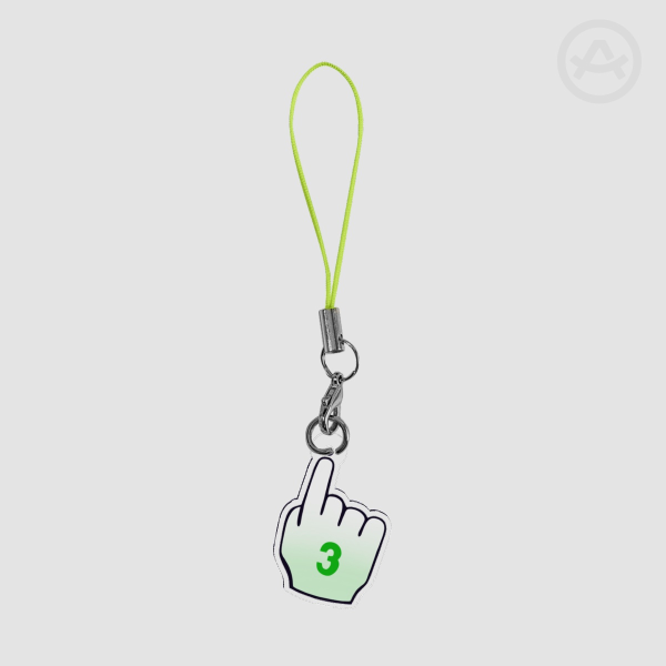 Wii Remote Player 3 | Mini Acrylic Charm (Phone Charm)