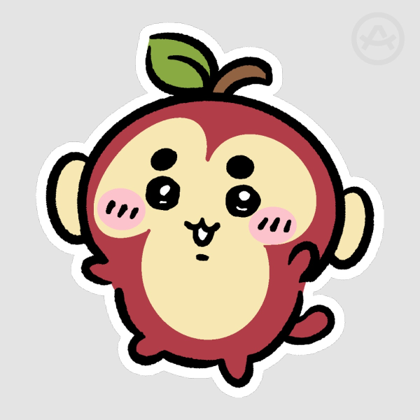 [Chiikawa] Ringo Sticker