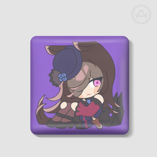 Uma Musume | Rice Shower plush badge