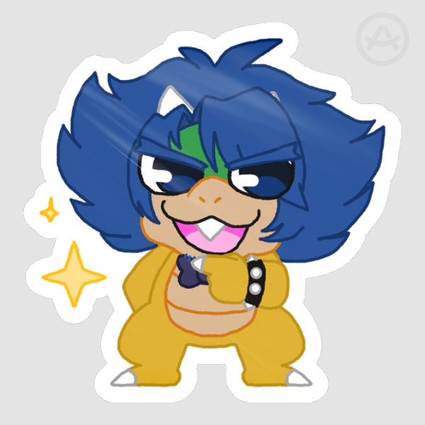 Doodle Ludwig von Koopa Sticker