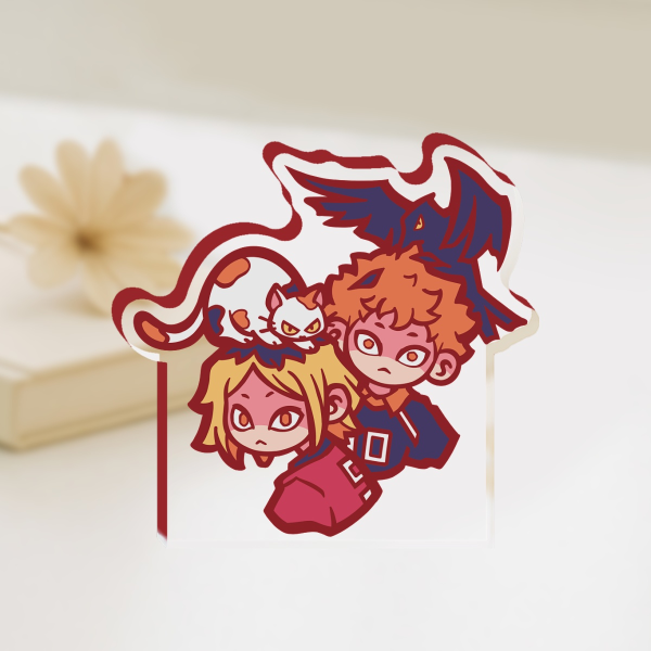 Thick Acrylic Stand - Hinata Shoyo & Kozume Kenma - Haikyuu Anime HQ