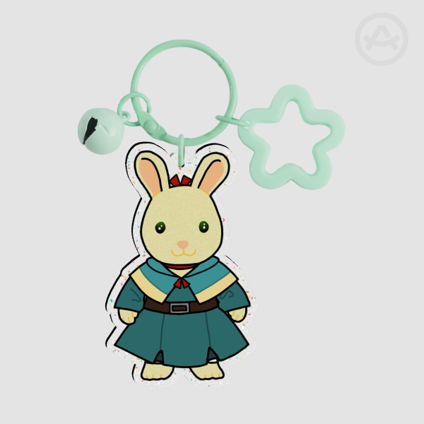 Calico Critters Duos: Marcille Donato Acrylic Keychain
