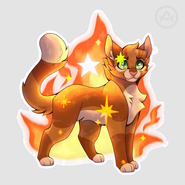 Firestar sticker