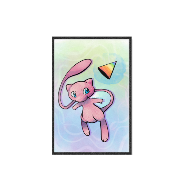 Acrylic Light Catcher Print || Party Mew