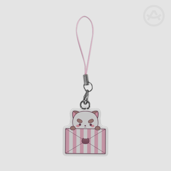 Bee and Puppycat Clear Epoxy Phone Charm