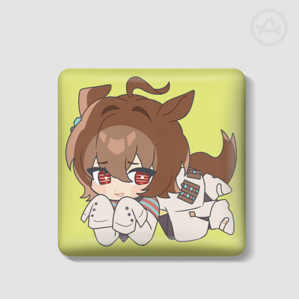 Uma Musume | Agnes Tachyon plush badge