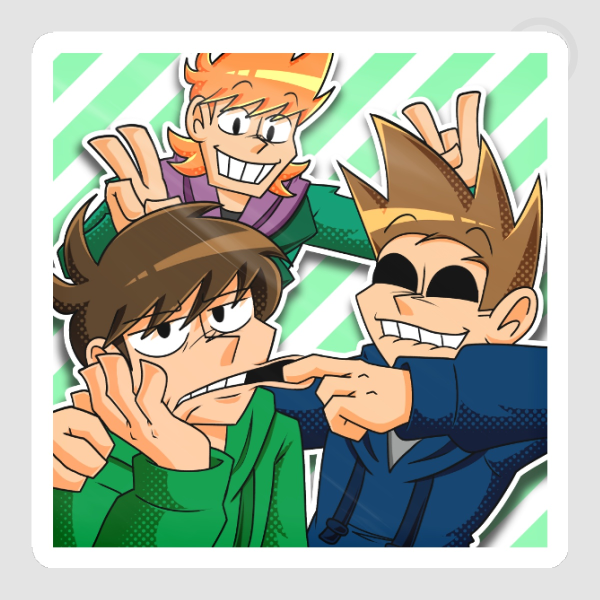 Eddsworld Die Cut Stickers (Glossy)