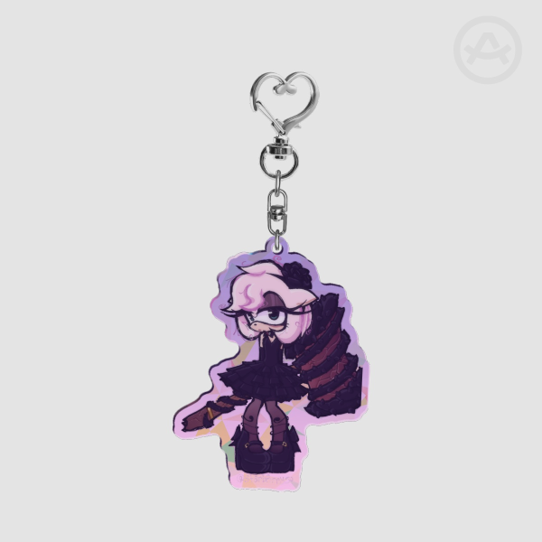 BlackRose!Amy Broken Glass Acrylic Keychain || ୨୧