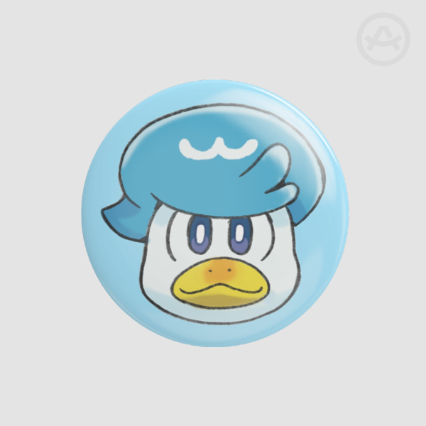 PKMN Quaxly Button Pin