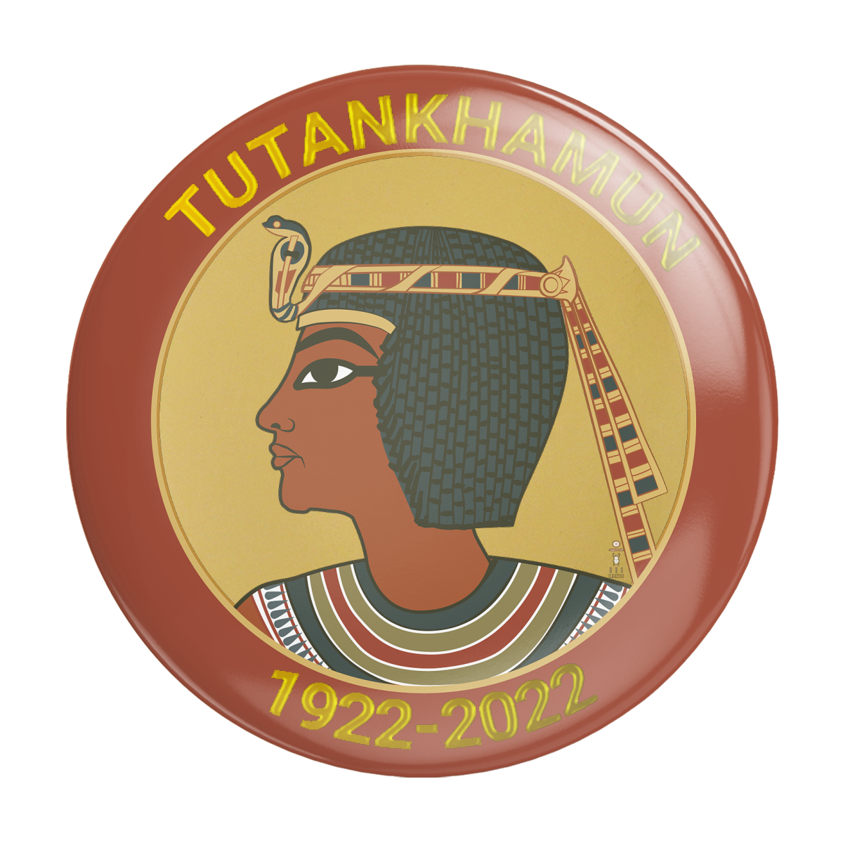 Tutankhamun 100:  Gold Foil Badges
