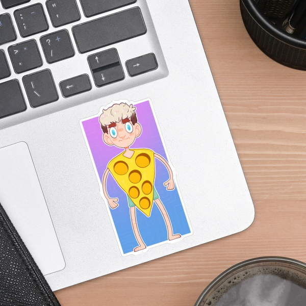 Cheese Phil Die Cut Stickers
