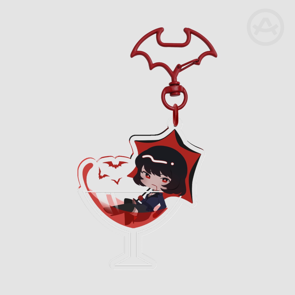 Deadlock Mina Ha Cocktail Acrylic Keychain