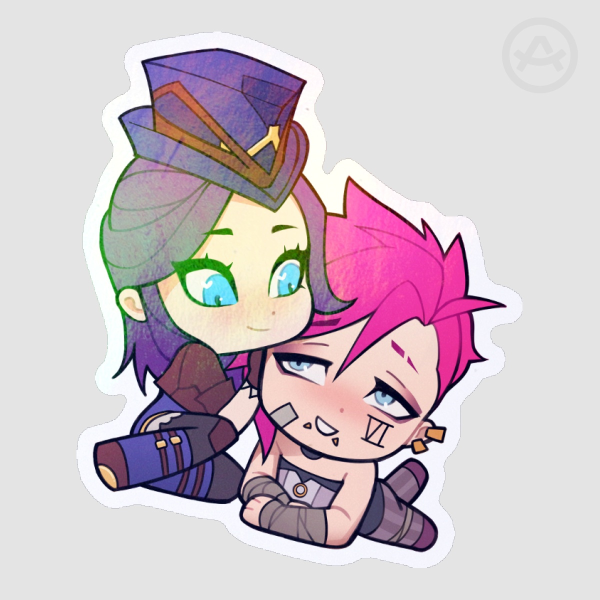 CaitVi 2XKO Die Cut Sticker