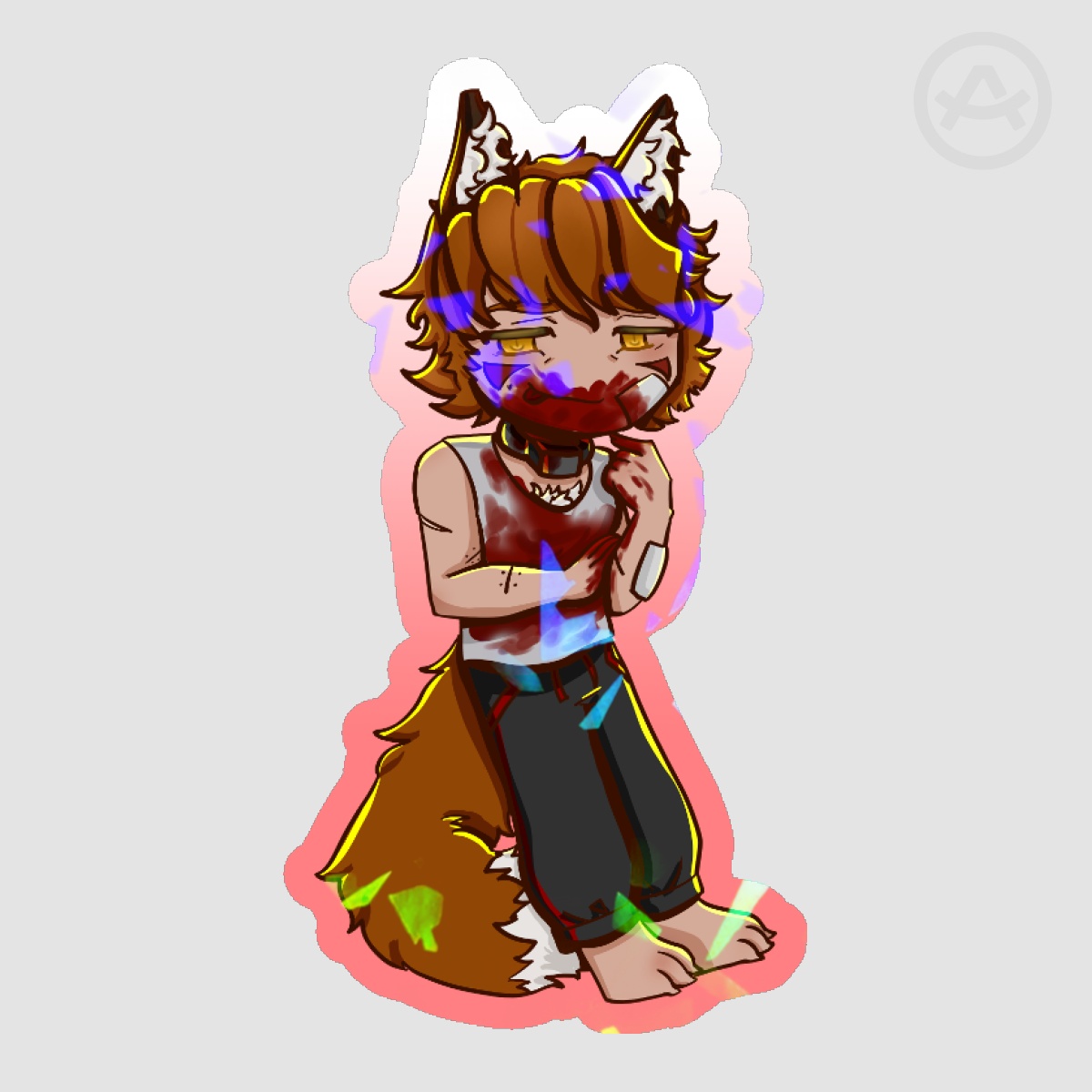 Ren Chibi Sticker (evil!!!)