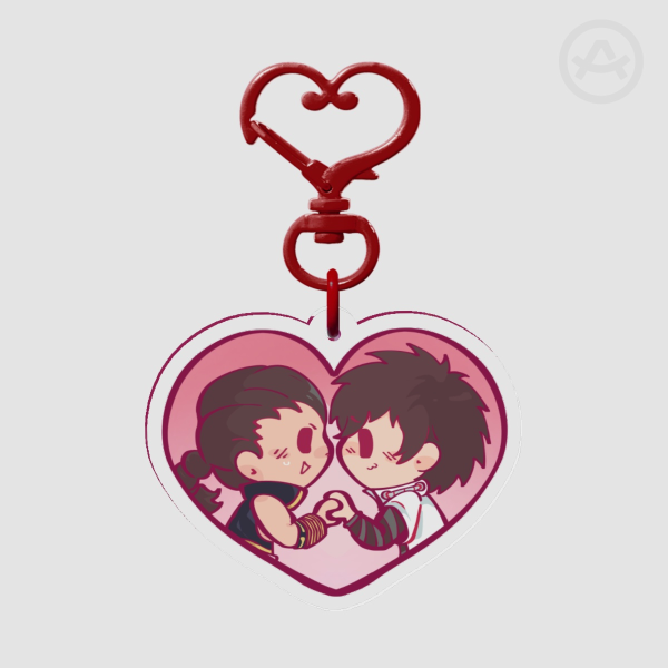Hero ship series Sen kaibara x rin hiryu Clear Acrylic Keychains