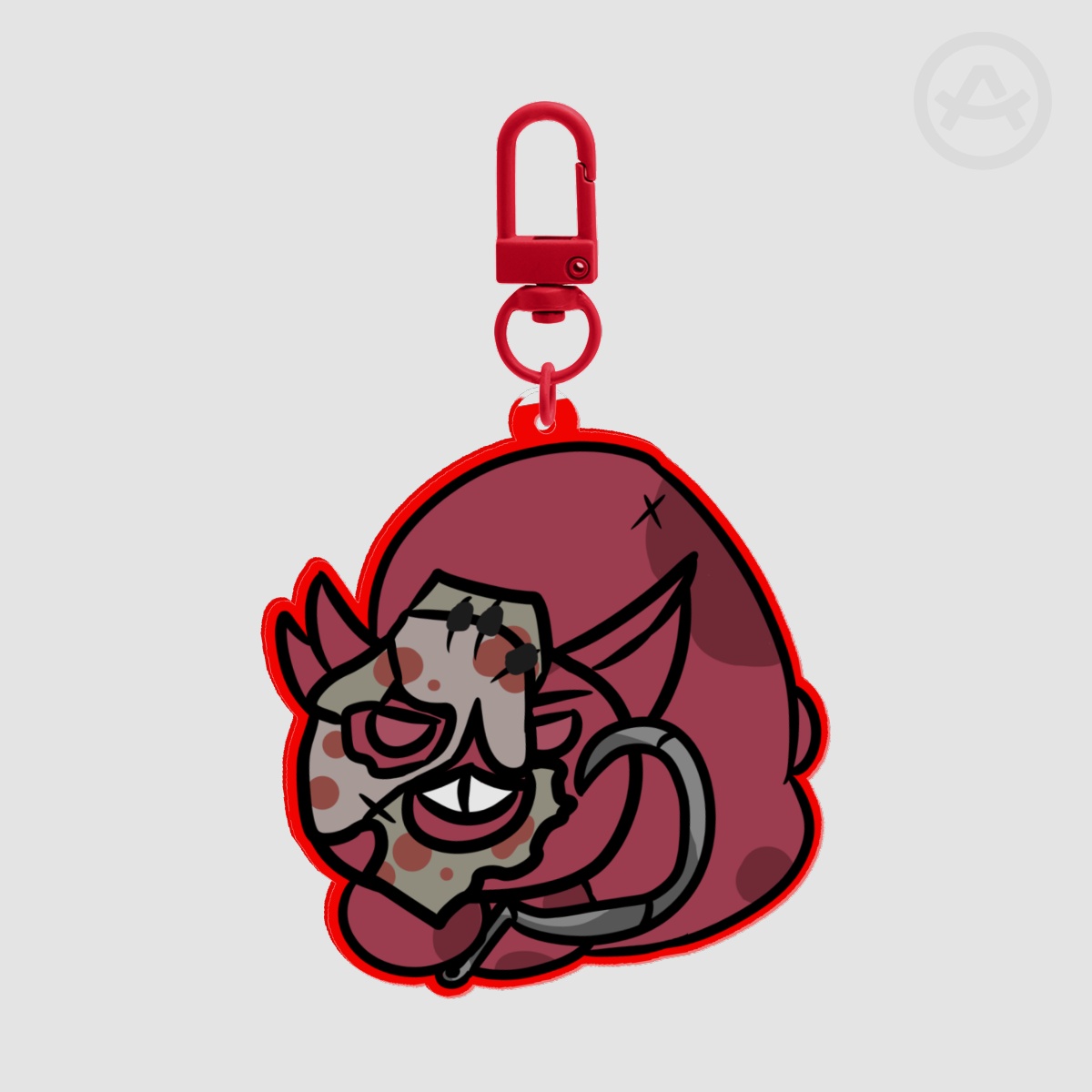 Mewgenics: Gein Loaf Colored Edge Acrylic Keychains