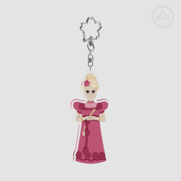 Cressida Cowper Clear Acrylic Keychain