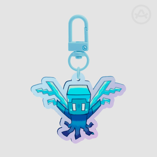 Allay Acrylic Keychain (Rainbow) - 50mm x 37mm
