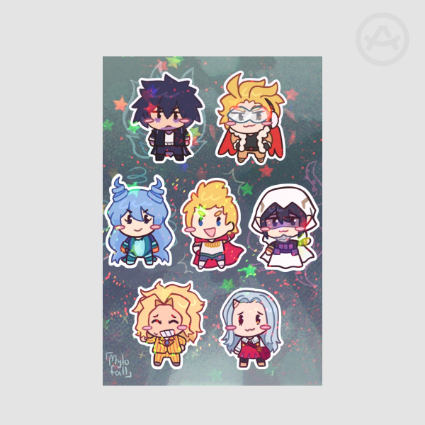 Mha Sticker sheet