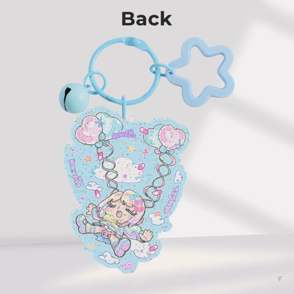 OMG kawaii angel ~ NGO ♡ glitter acrylic keychain