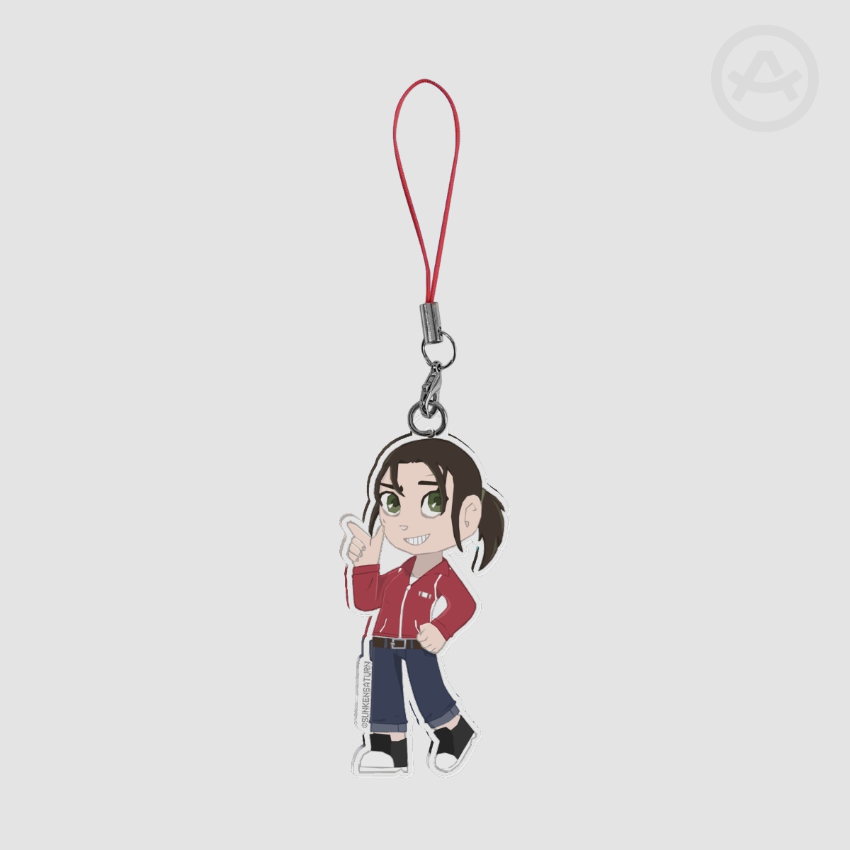 L4D Zoey Chibi Keychain