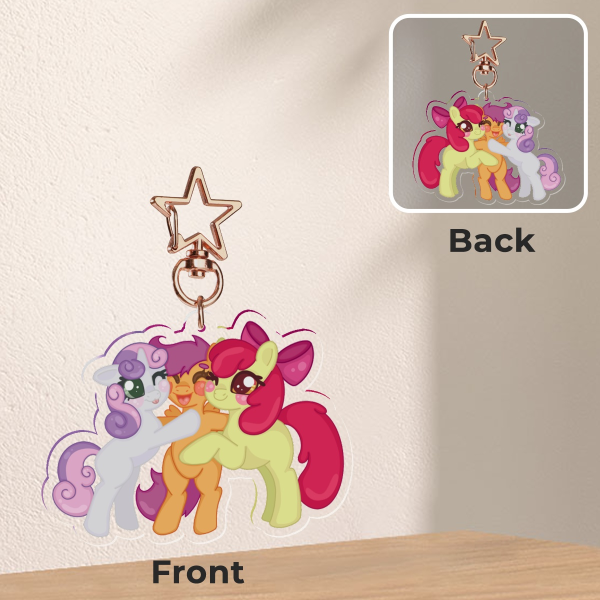 CMC Cutie Mark Crusaders Acrylic Keychain