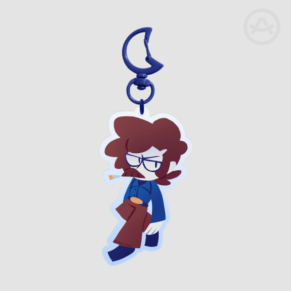✦ John Colored Edge Acrylic Keychain