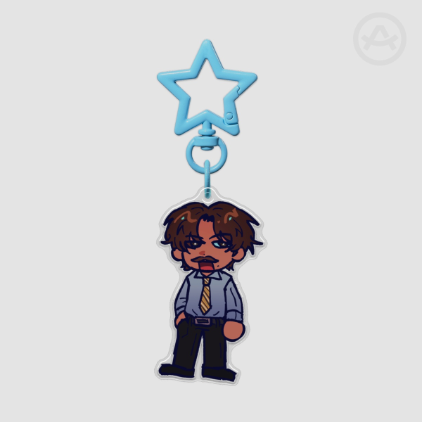 OFFICE WRECK AU 👔 DENISDAILY EPOXY CLEAR KEYCHAIN