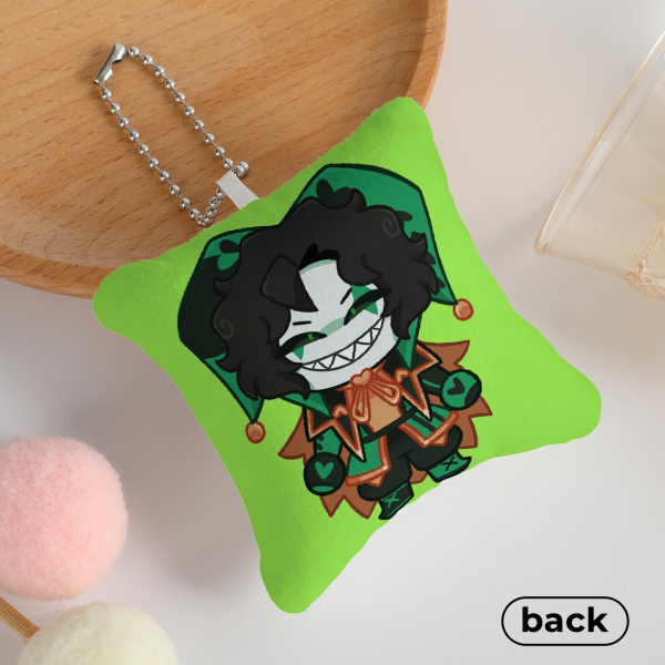 Harlequin Pillow Keychains