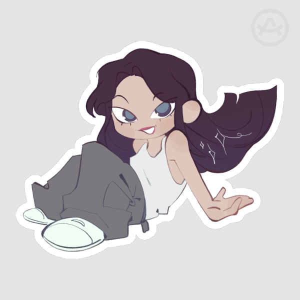 Coolgirl stickie