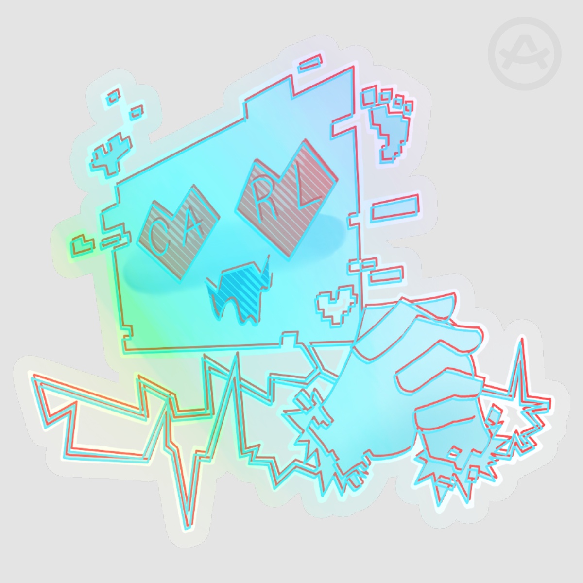 System AI loves Carl sticker