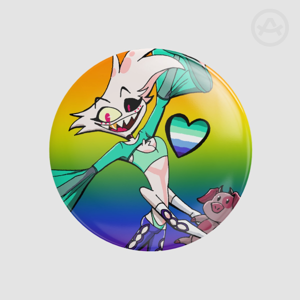 Hellaverse Pride Month Round Badges (Button Pins)