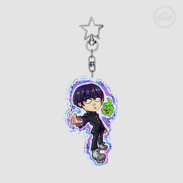 Mob psycho 100 Clear Acrylic Keychains