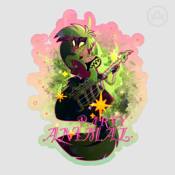 Party Animal- Hazbin Hotel Sticker