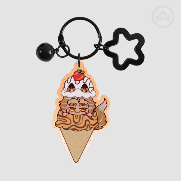 Icecream Fox Charm
