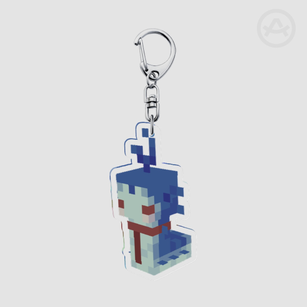 2.5 Inch Labyrinth - The Worm Acrylic Keychain
