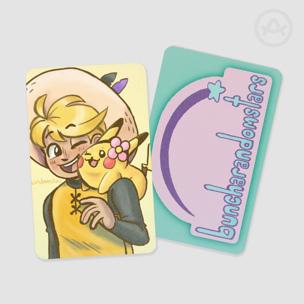 PKMN Adventures Trainer Yellow Holographic Photocard