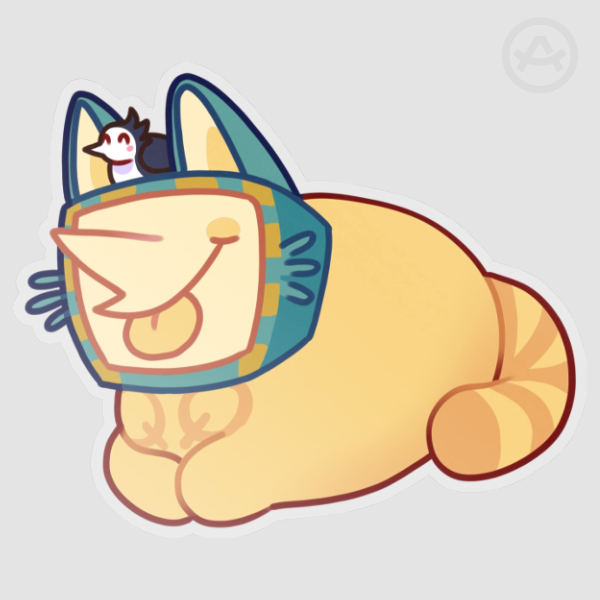 Sphinx Tenna clear vinyl sticker