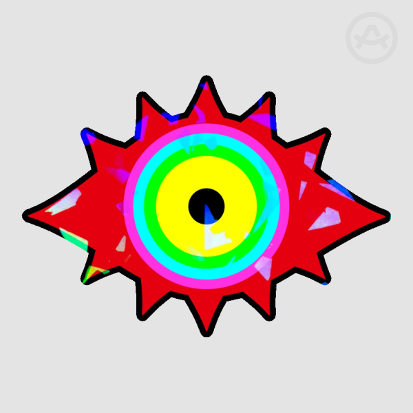 Abstracted Eye sticker