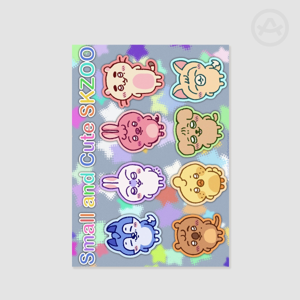 Small and Cute Stray Kids SKZOO Poster Printing