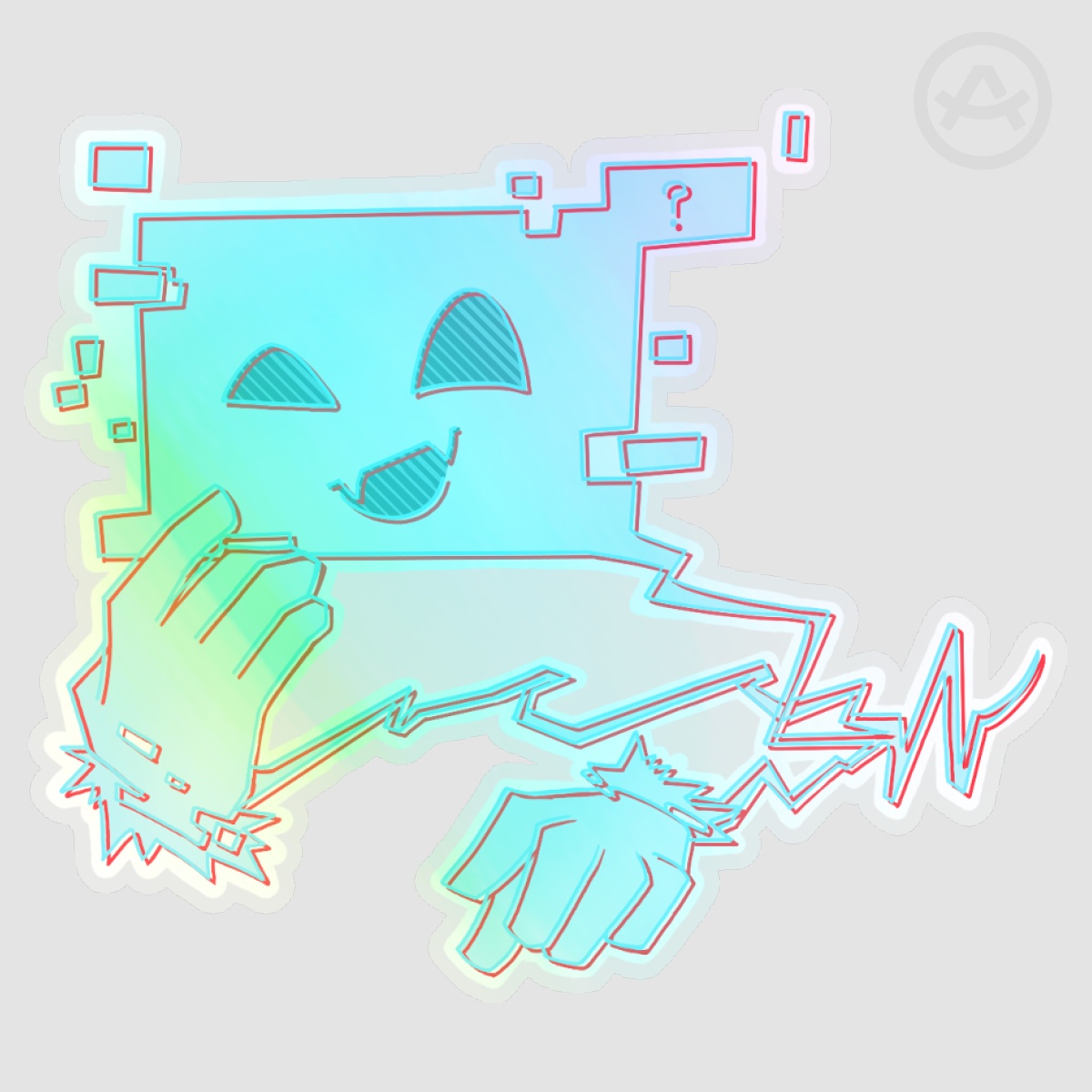 Silly little Guy, System AI sticker